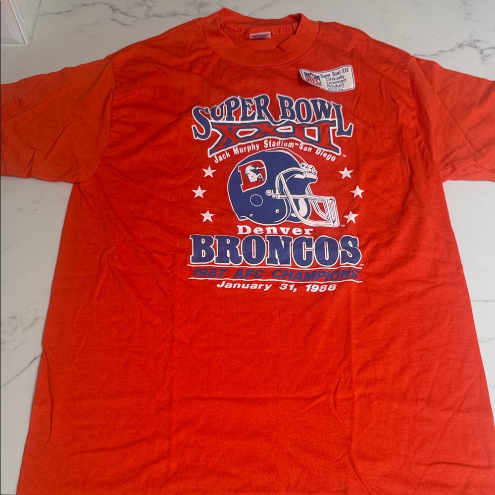 Officially Licensed NFL T-Shirt/Super Bowl XXII(1988)